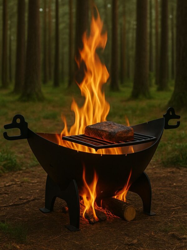 Fire pit grill