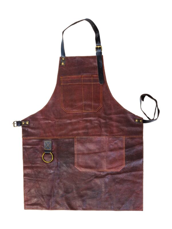 Tablier de barbecue en cuir