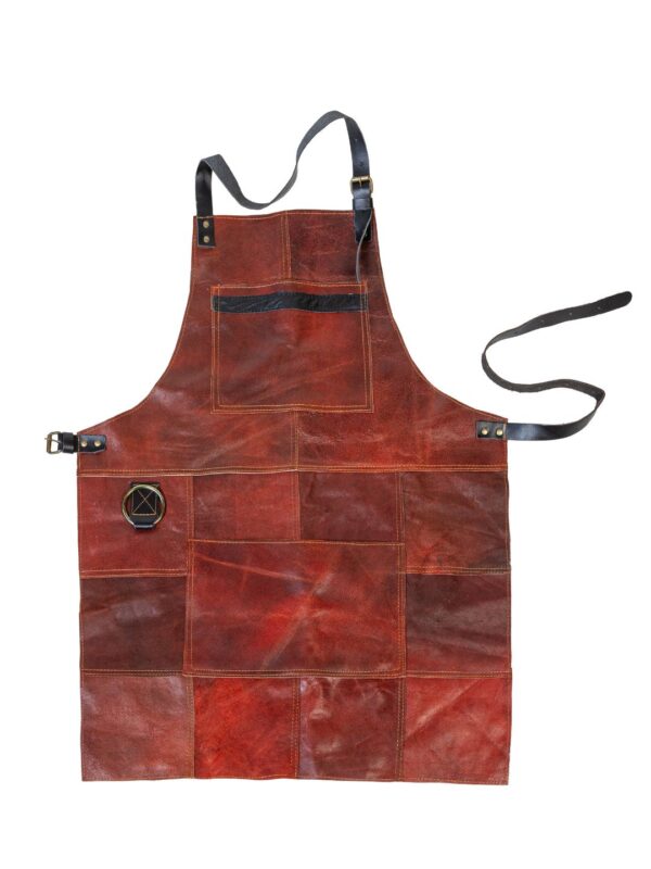 Tablier de barbecue en cuir